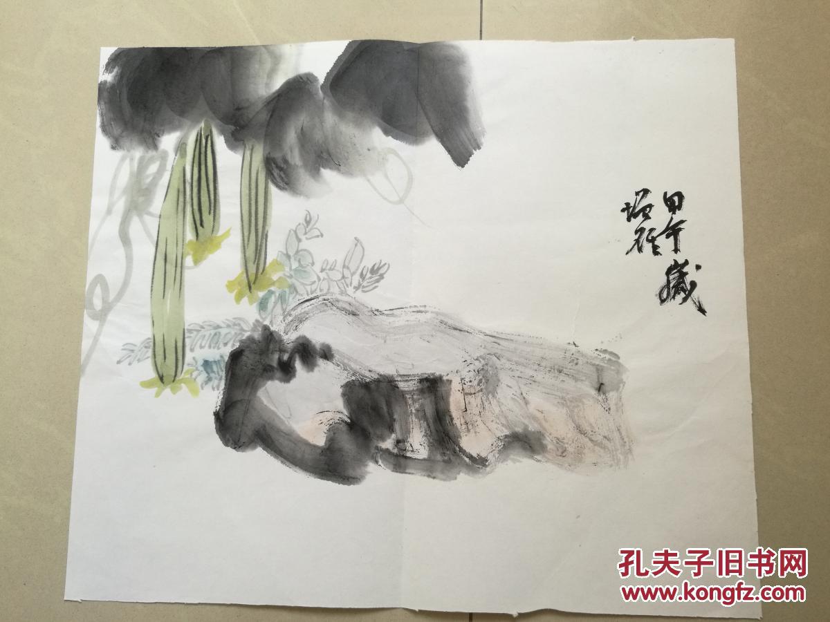 中国当代艺坛代表,著名画家吴学斌:书画小品一件
