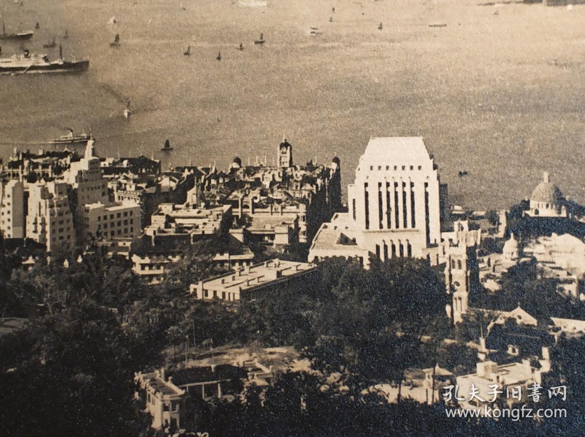 民国香港维港老照片一张