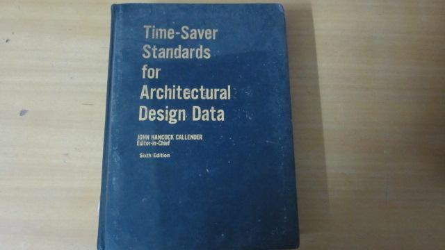 Time Saver Standards for Architectural Design Data