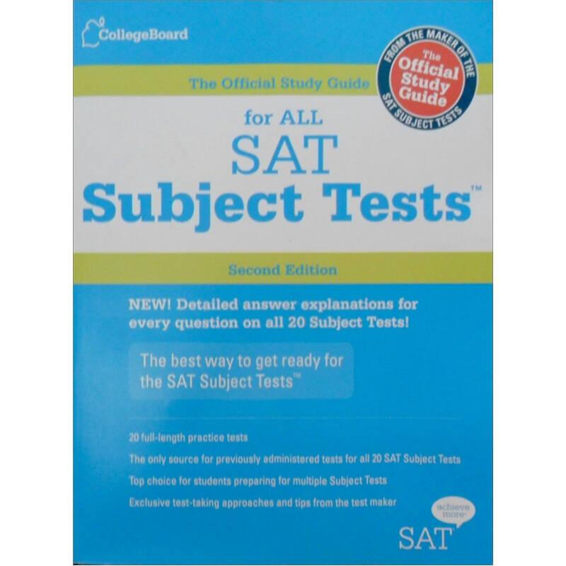 The Official Study Guide for All SAT Subject Tests