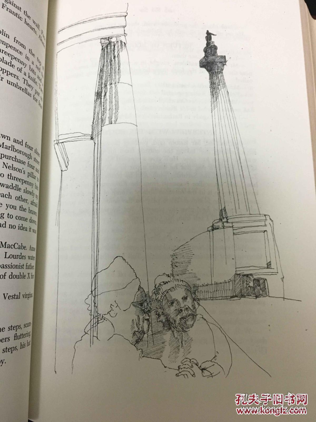 jamejoyceulysses乔伊斯尤利西斯限量豪华插图本初版本珍贵未删节本原