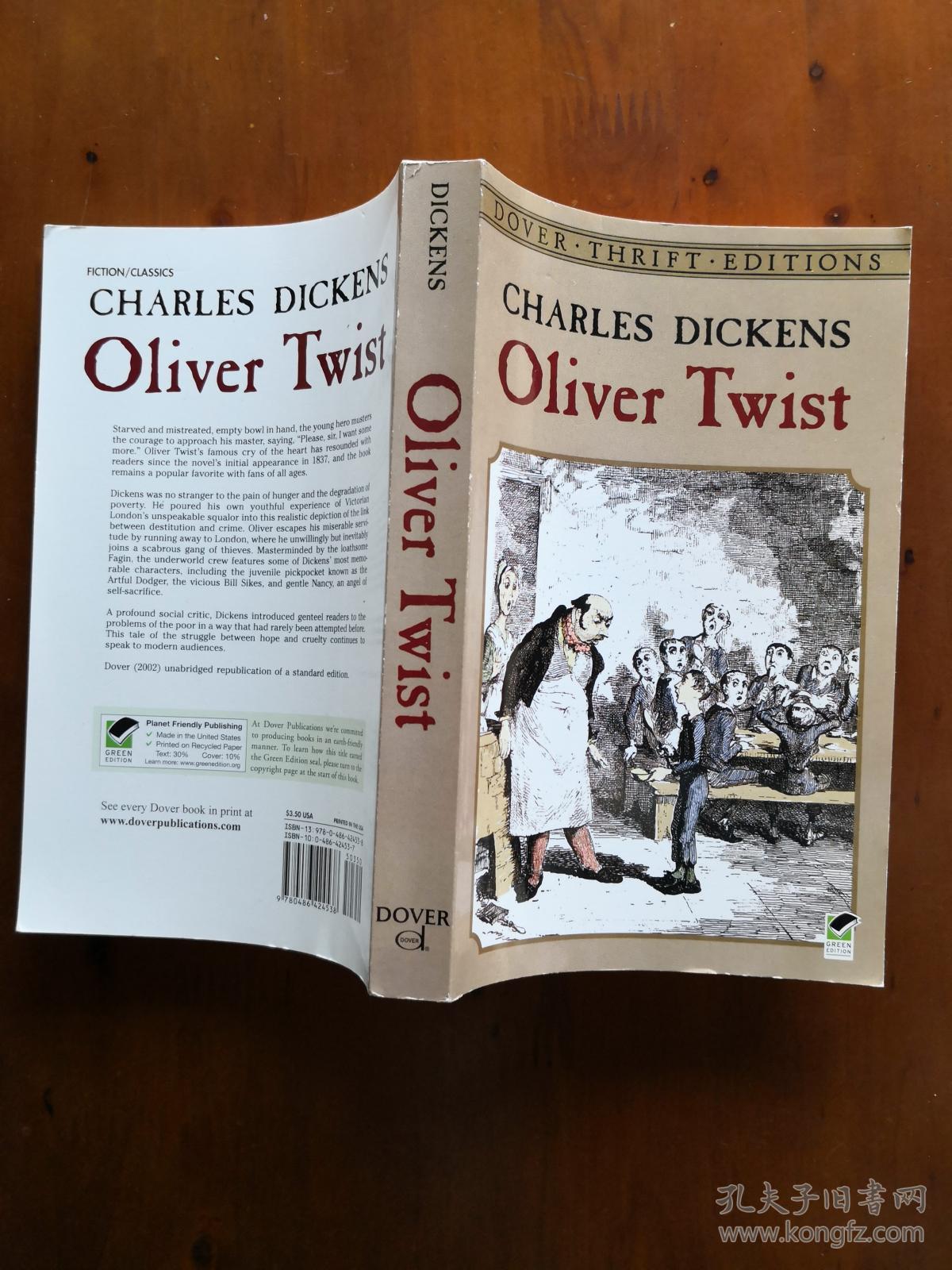 oliver twist(《雾都孤儿》英文原版 dover 2002)