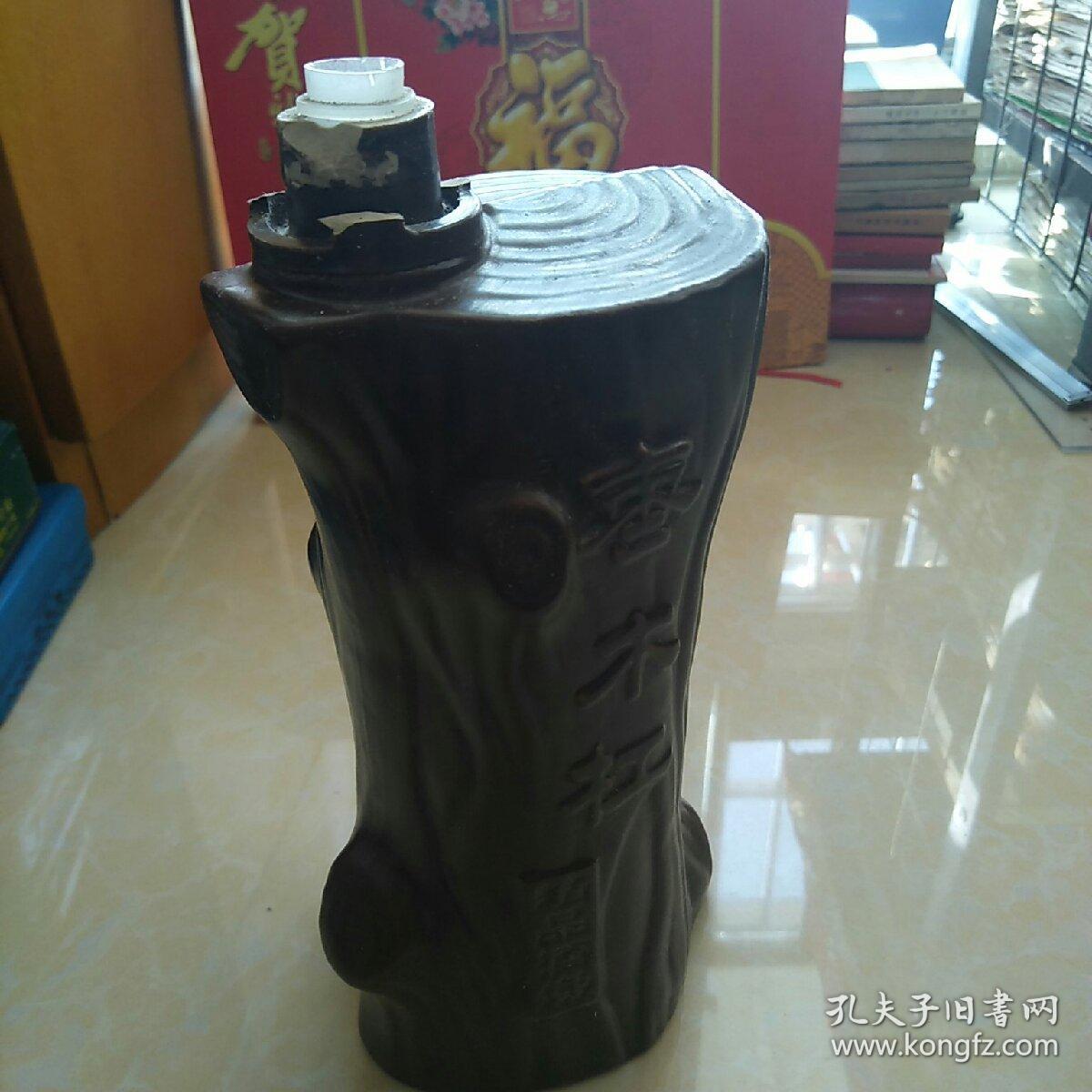 枣木杠酒墩陶酒瓶