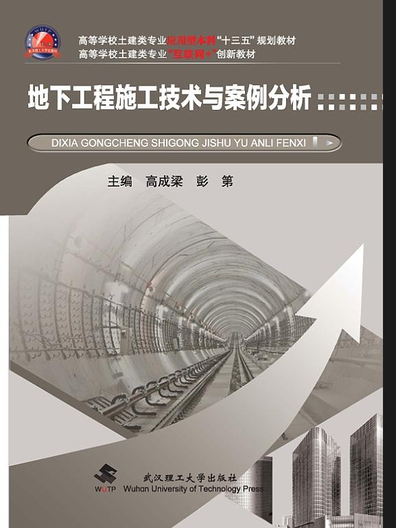 地下工程施工技术与案例分析 高成梁 彭第 武汉理工大学出版社