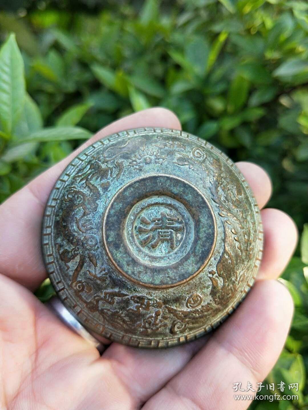 青铜器,福禄寿喜一套,包浆醇厚,重量:340克!