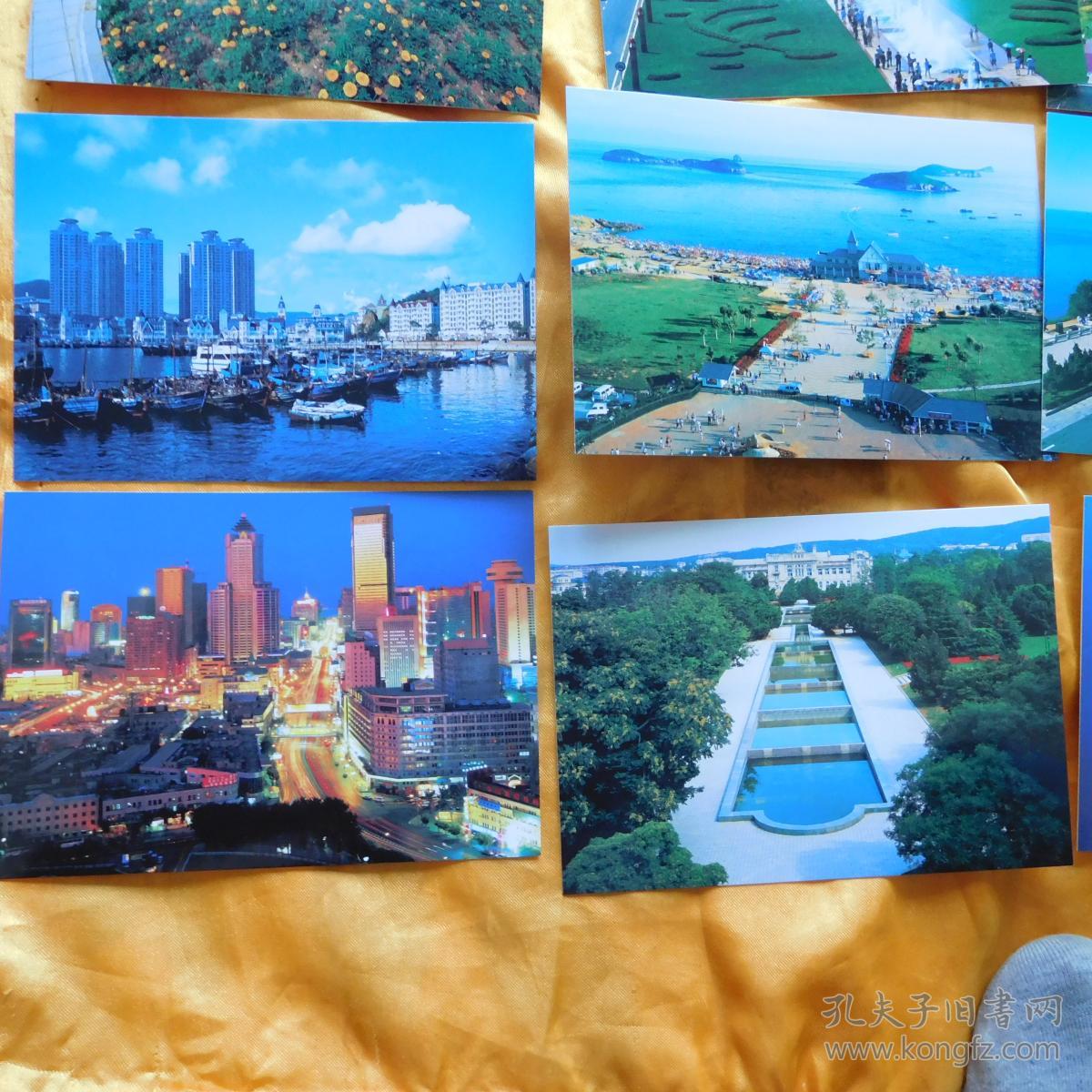《大连》明信片 【中,英,日文】全新,25张全,原定价50元,人民美术出版