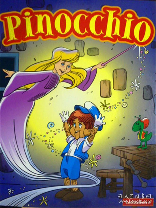 英文原版少儿绘本故事pinocchio匹诺曹木偶奇遇记