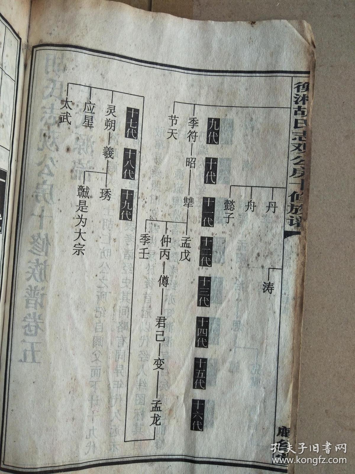 胡氏族谱【麟经堂】湖南衡湘 志观公支 (卷五) 线装 双折页 16开 60页