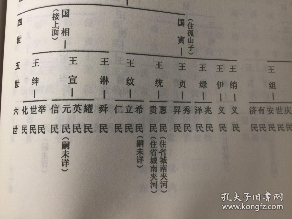 满族正黄旗汉军王氏宗谱