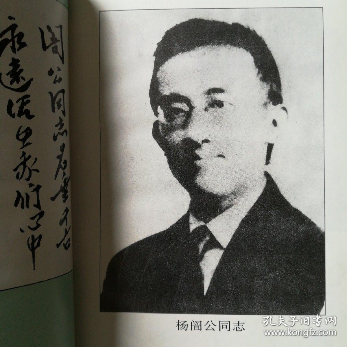 纪念杨暗公(精装带书衣)