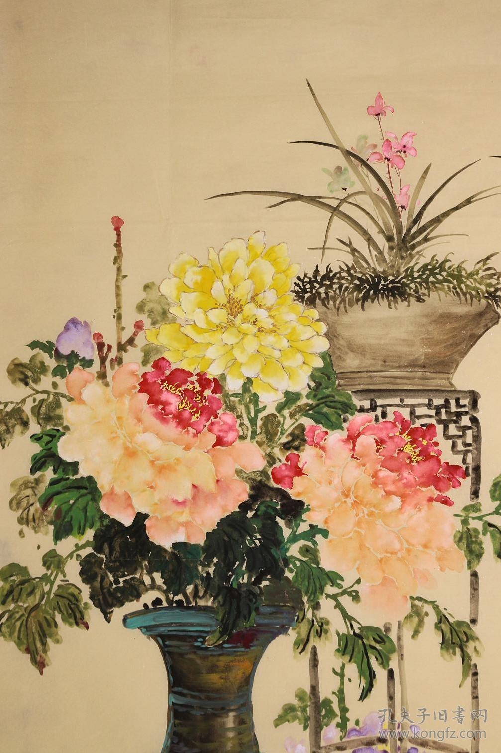 一级美术师孙老师四尺平安富贵