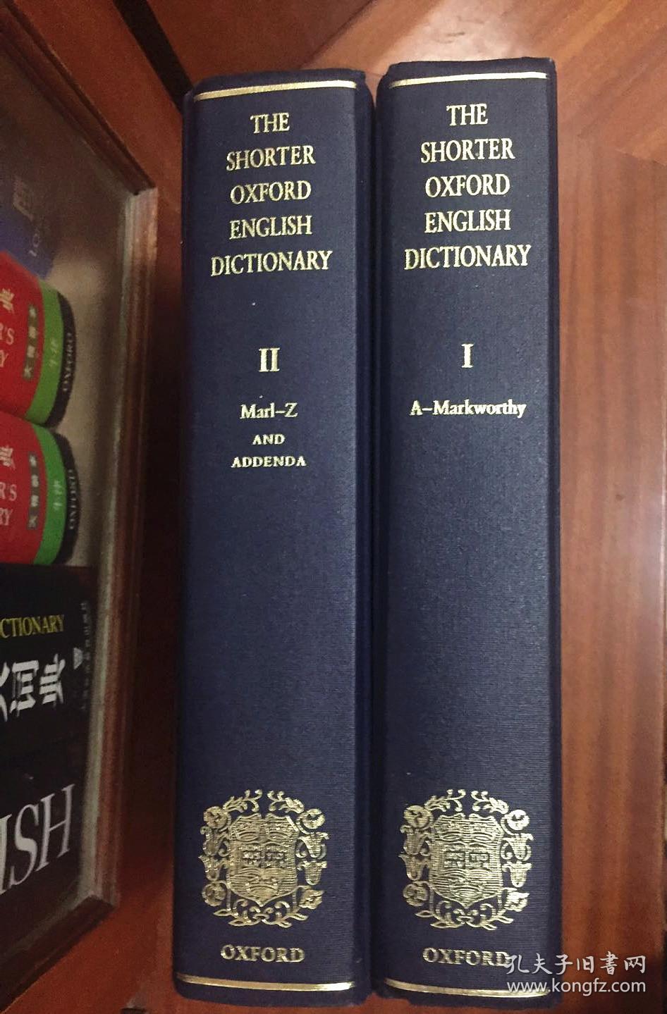 补图英语学习的权威字典theshorteroxfordenglishdictionary英国进口