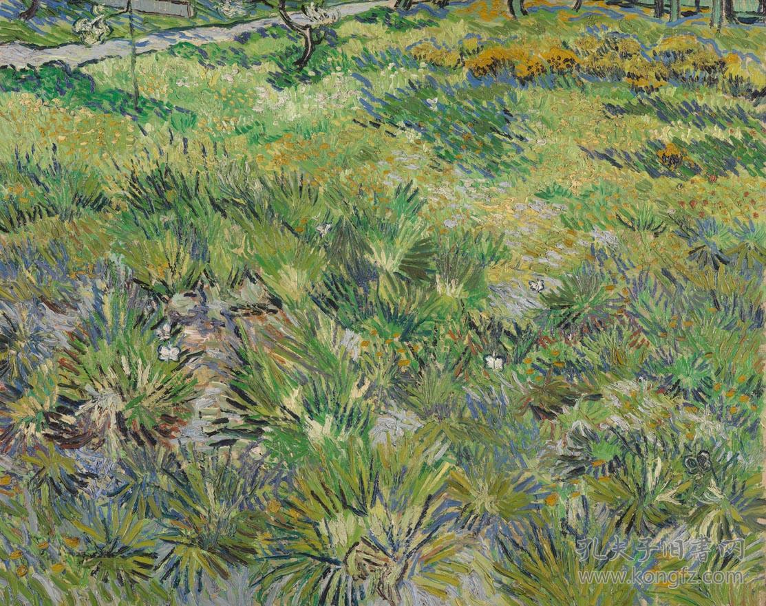 文森特威廉梵高vincentwillemvangogh风景longgrasswithbutterflies