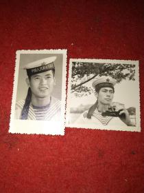 七八十年代海军照片两张（同一人）