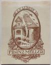 德国早期线刻版藏书票别墅