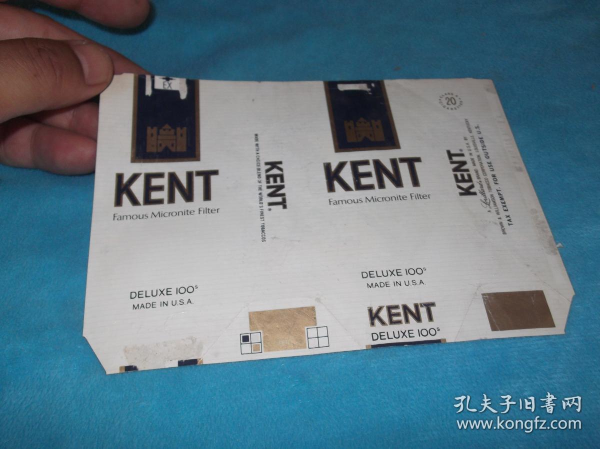 kent (箭牌 白箭) 美国烟 烟标