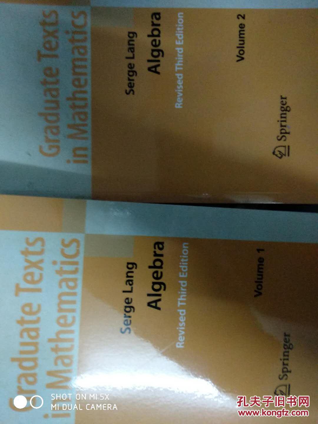 algebra 原版软精_serge lang_孔夫子旧书网