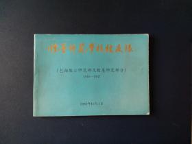 烟台师范学校校友录1940-1947（包括胶公师范部分和胶东师范部分）内有很多珍贵老照片