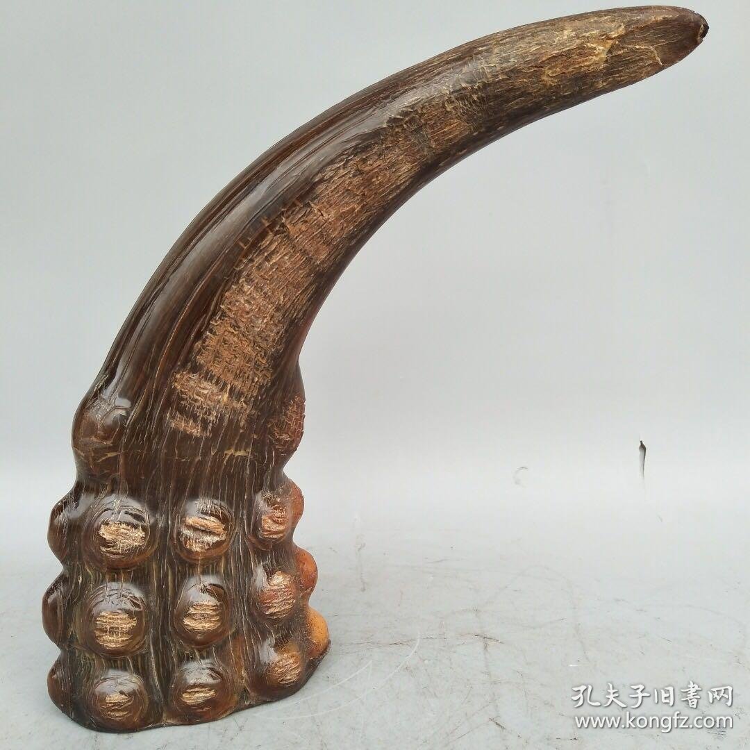 牛角尖镇宅摆件尺寸重量如图