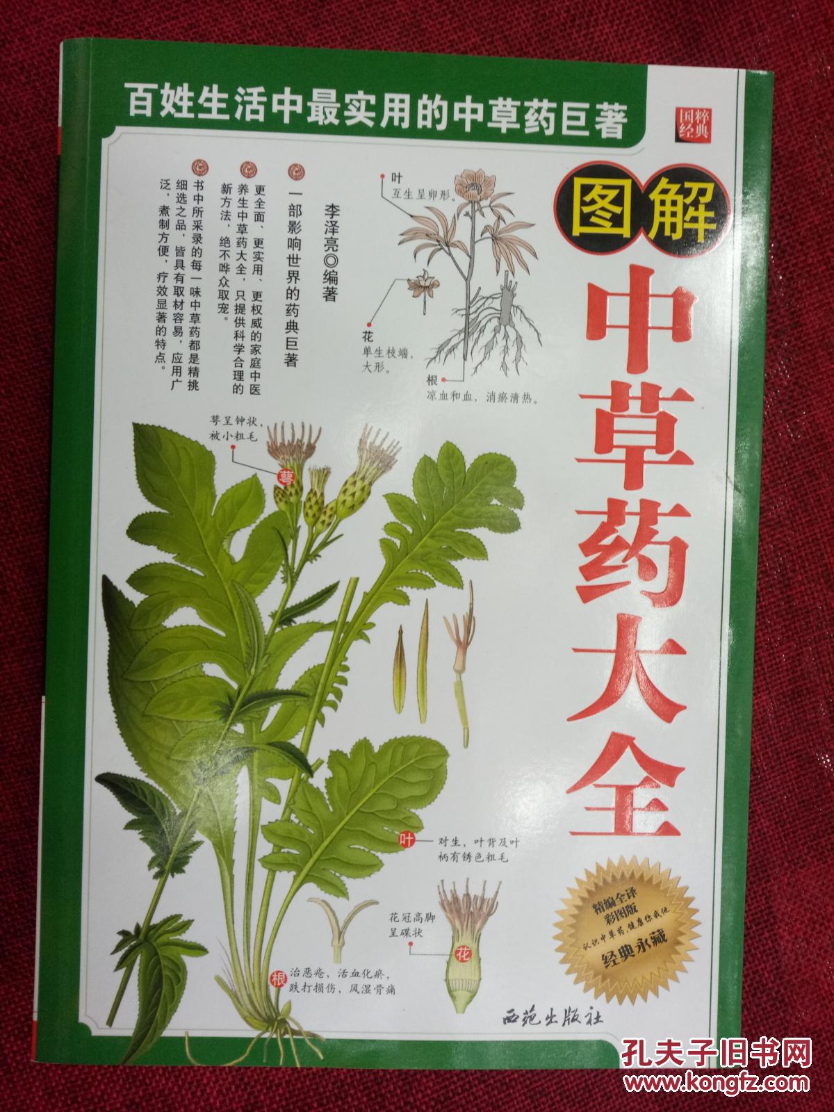 图解中草药大全(更全面,更实用,更权威的家庭中医养生中草药大全.
