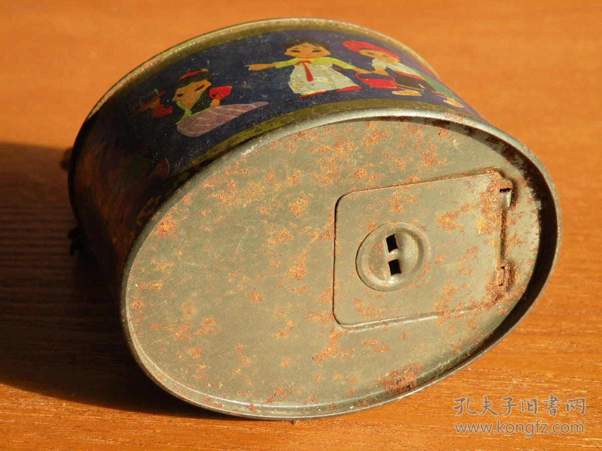 70年代 铁皮存钱罐