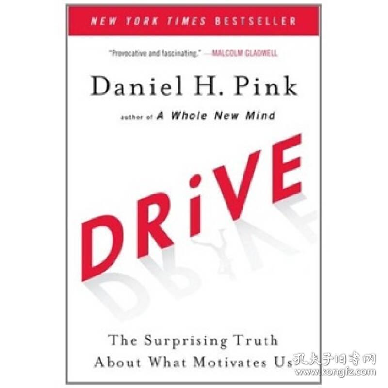 英文原版驱动力drive 在奖励与惩罚已全然失效的当下如何焕发人的热情 孔夫子旧书网