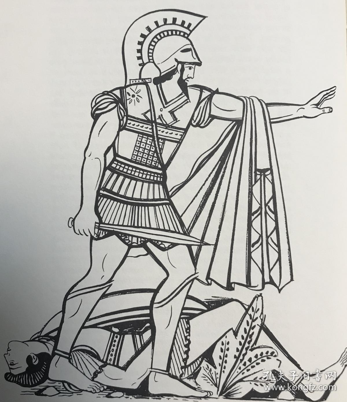 伊阿宋和金羊毛的故事希腊语英语对照版书脊封面烫金图案12开布脊精装