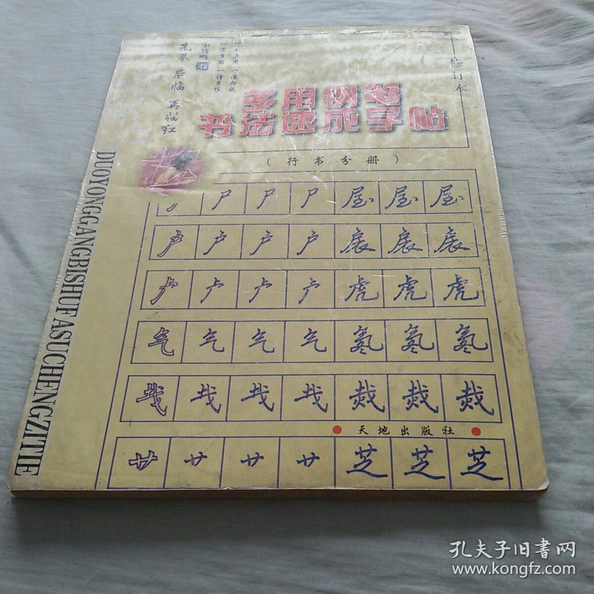 多用钢笔书法速成字帖(行书分册)