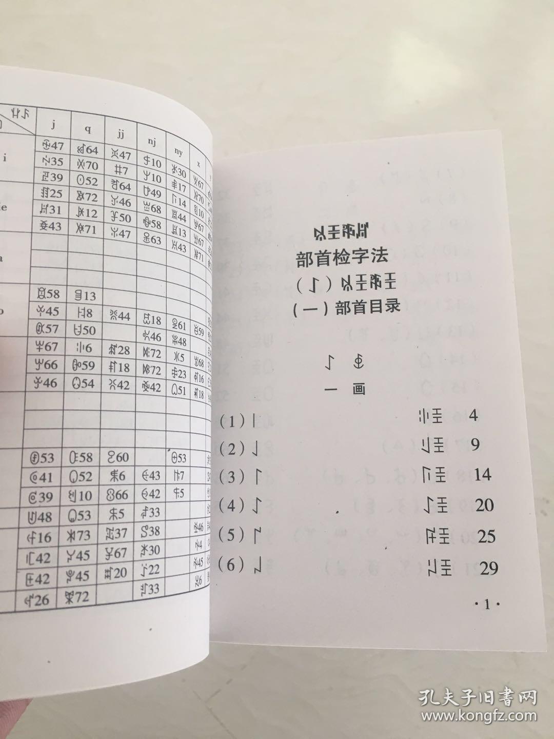 彝族书籍 《彝文检字本》 彝文书