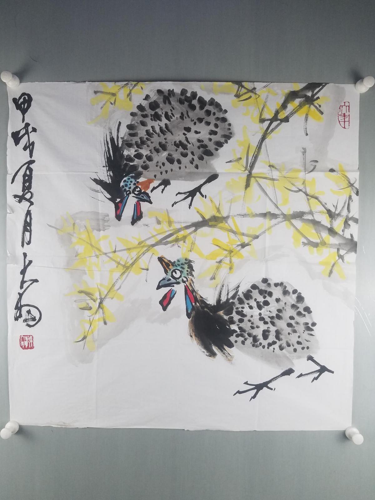 辽宁著名画家陈皓作品3平尺保真