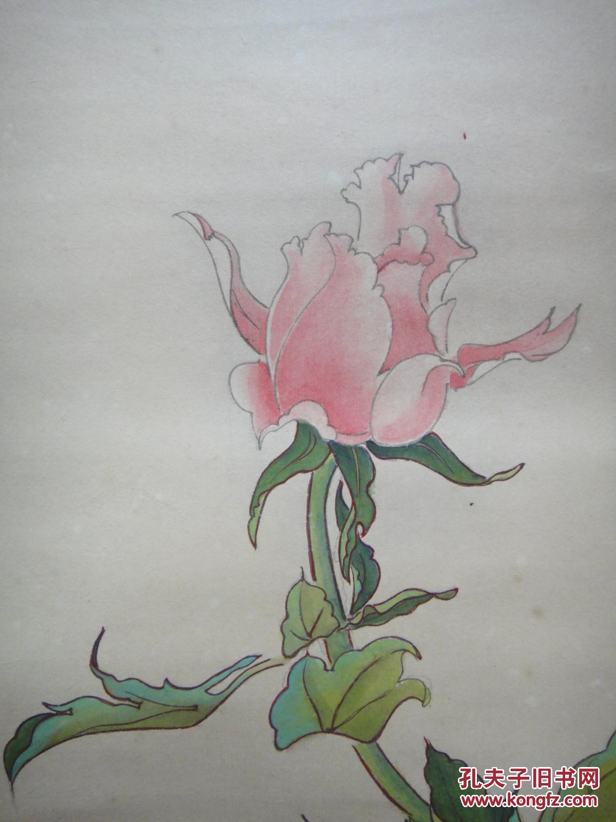 晓明工笔国画《花荫》