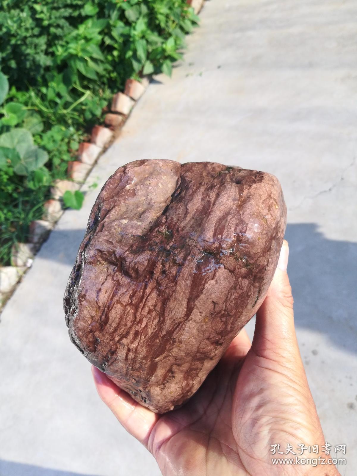 奇石原石木纹石一块