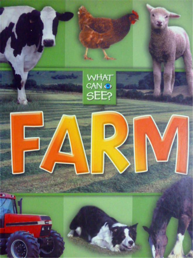 英文原版   少儿绘本   what can I see: Farm     农场