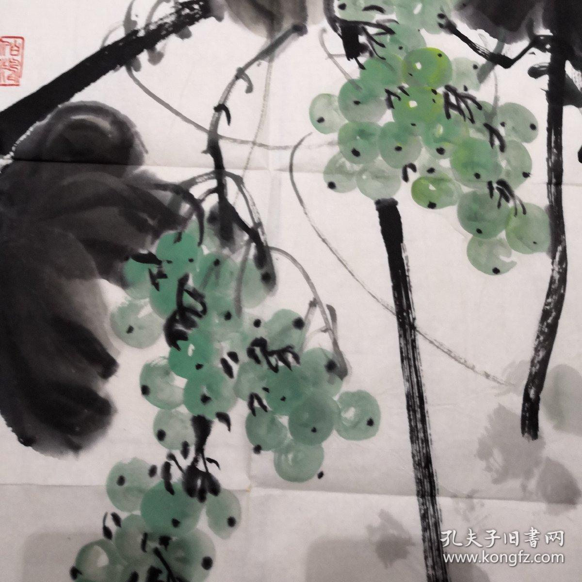 桐乡沈伯鸿葡萄图