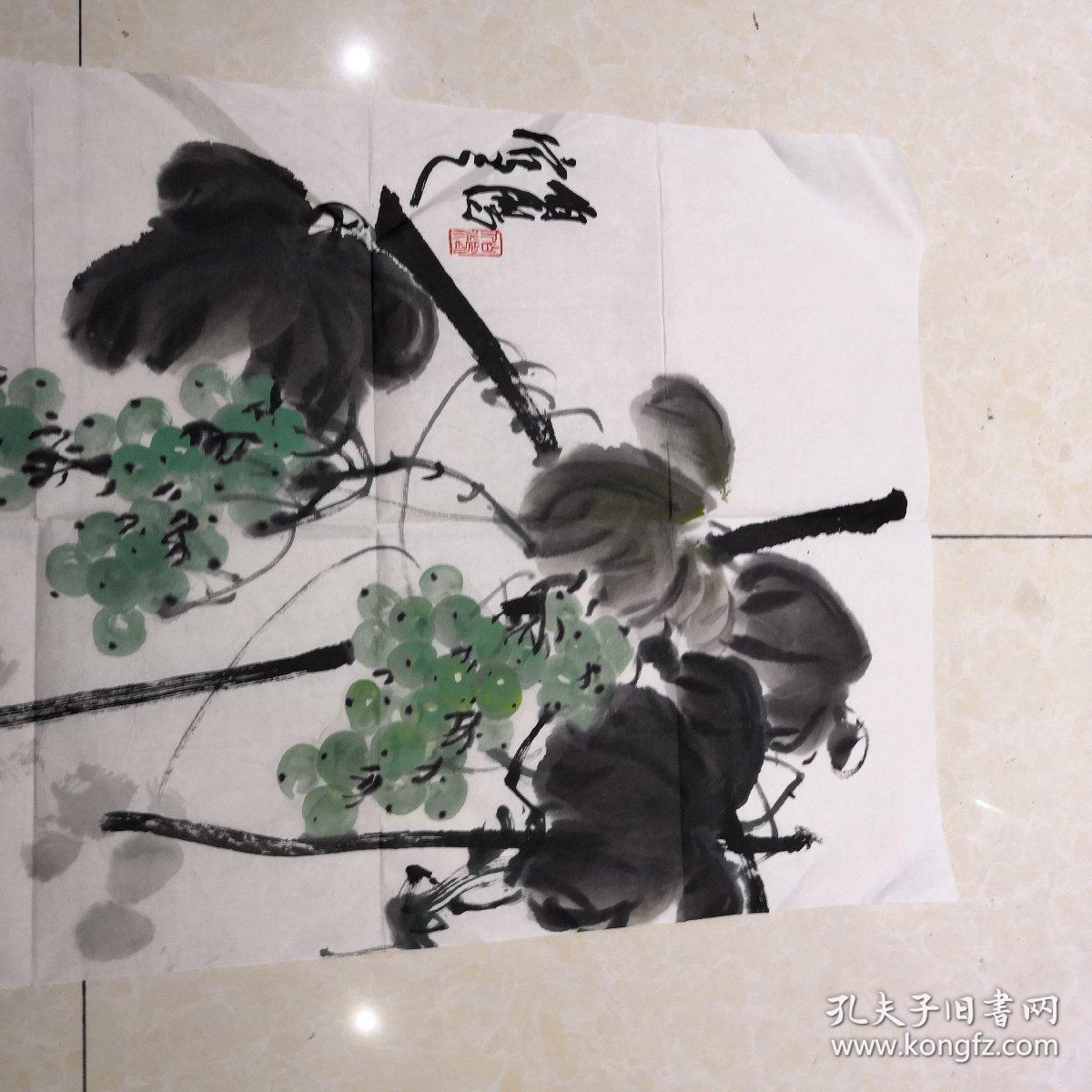 桐乡沈伯鸿葡萄图