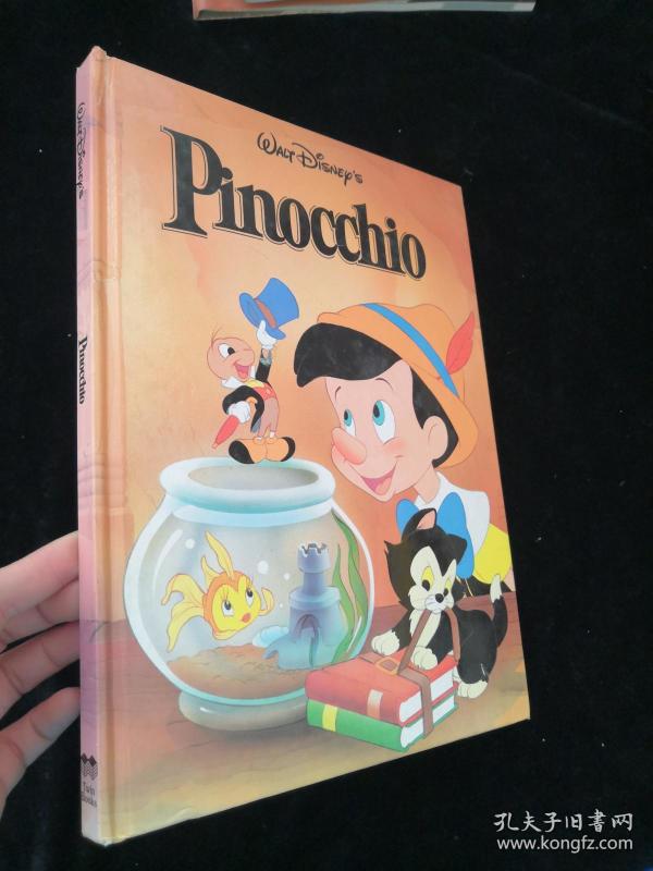 (waly disney`s)pinocchio 匹诺曹【英文原版书】大16开 彩版