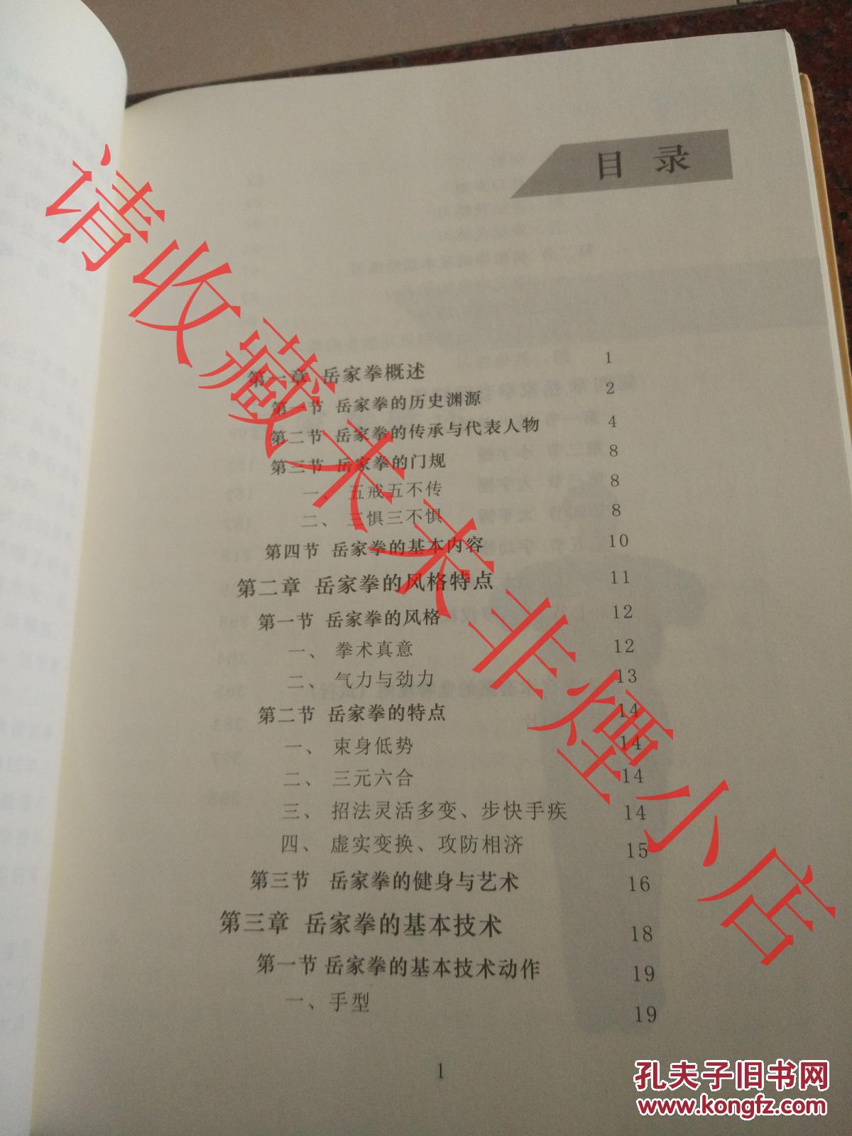 正版原版岳家拳岳家拳谱路全振中州古籍出版社2016年硬精装印数1000册