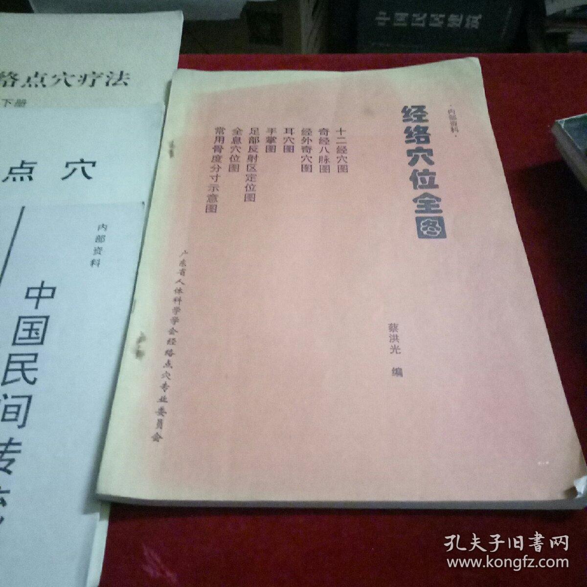 蔡洪光中医类:实用经络点穴疗法(上下册,经络穴位健康长寿法,中国
