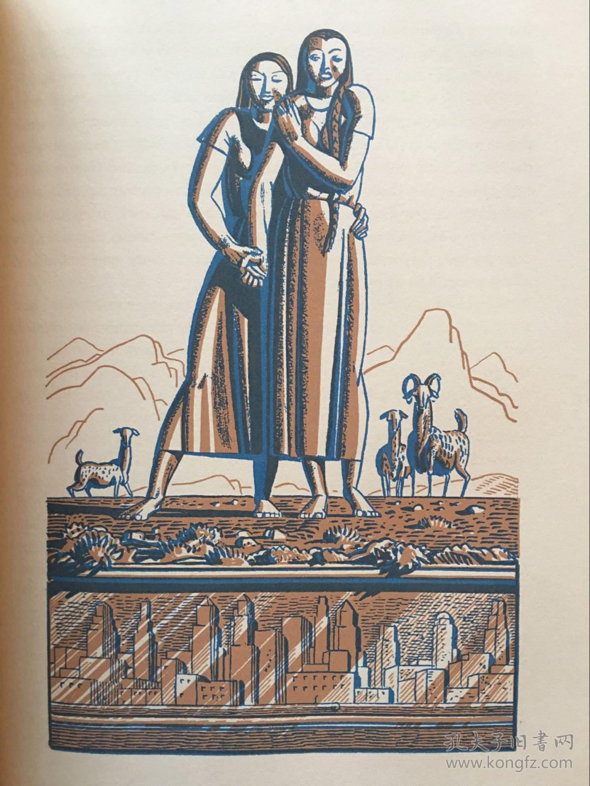 肯特插图并签名《ereewhon》(限量1500编号1085,1934年)