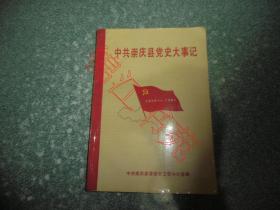 中共崇庆县党史大事记（1930-1987）（内有编辑部分勾划笔迹）