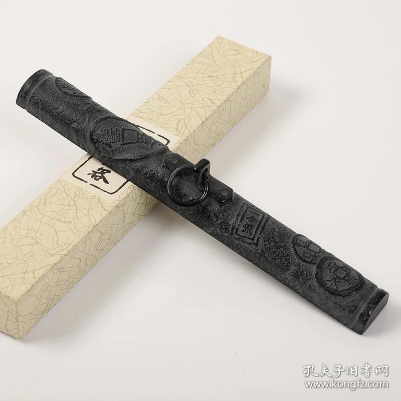 日本南部铁器 古钱文镇 中 镇尺/镇纸/压尺 高品质文房四宝礼品