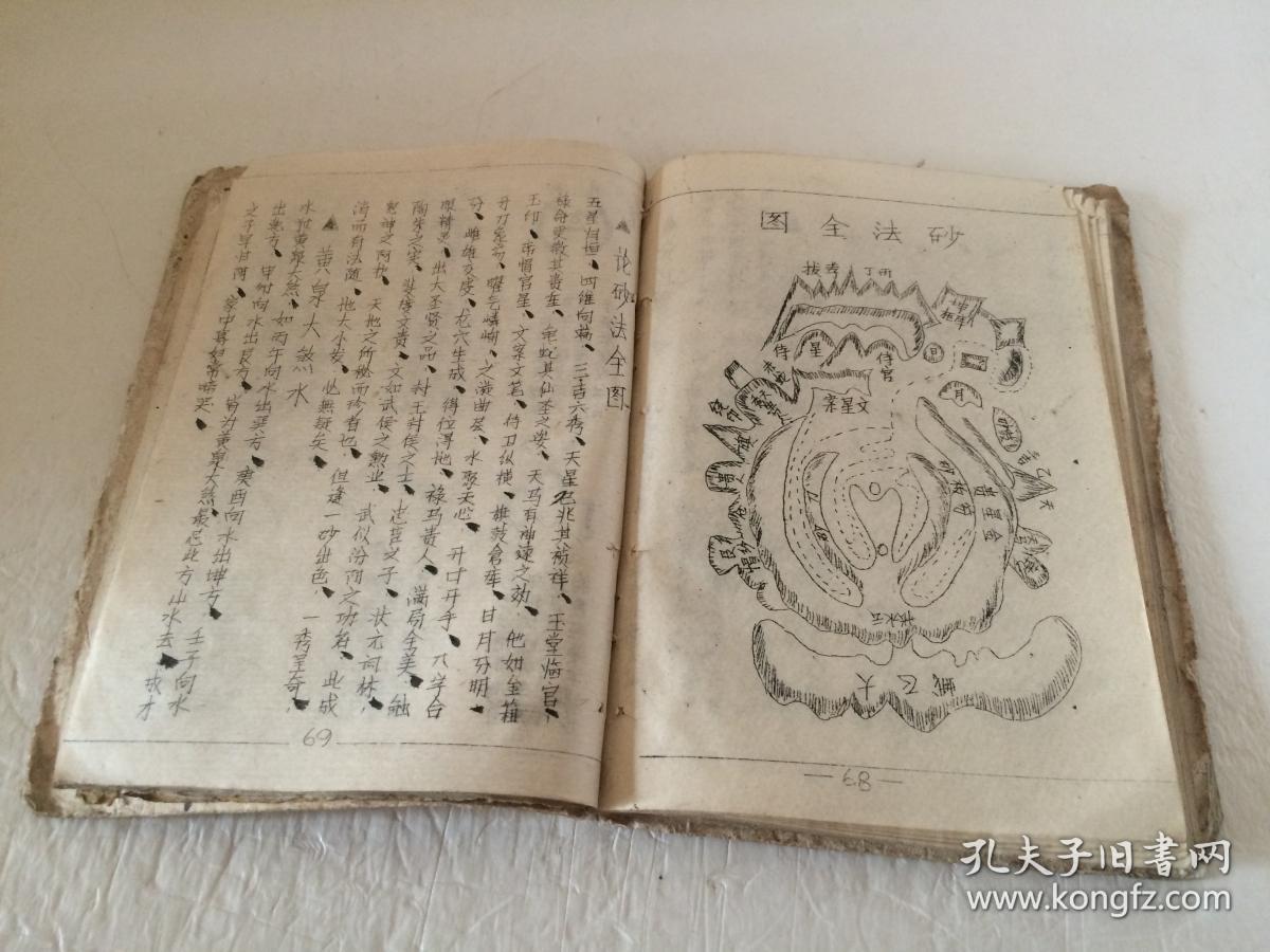 校正地理龙穴砂水向全书油印本约八十年代坊印本