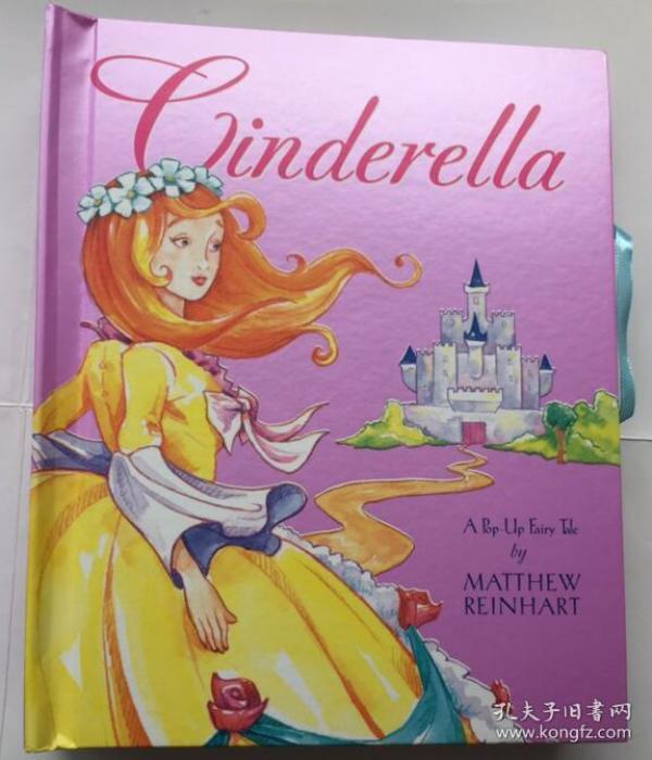 cinderella: a pop-up fairy tale 辛德瑞拉-立体折叠书 英文原版儿童