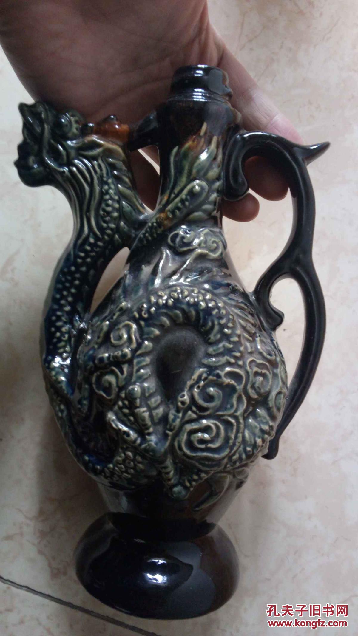 龙型陶瓷酒壶一件 拍品编号:30335745