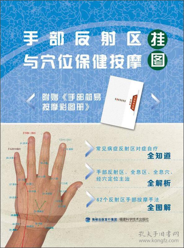 手部反射区与穴位保健按摩挂图