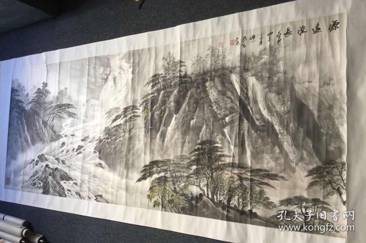 画家周天周智慧大幅