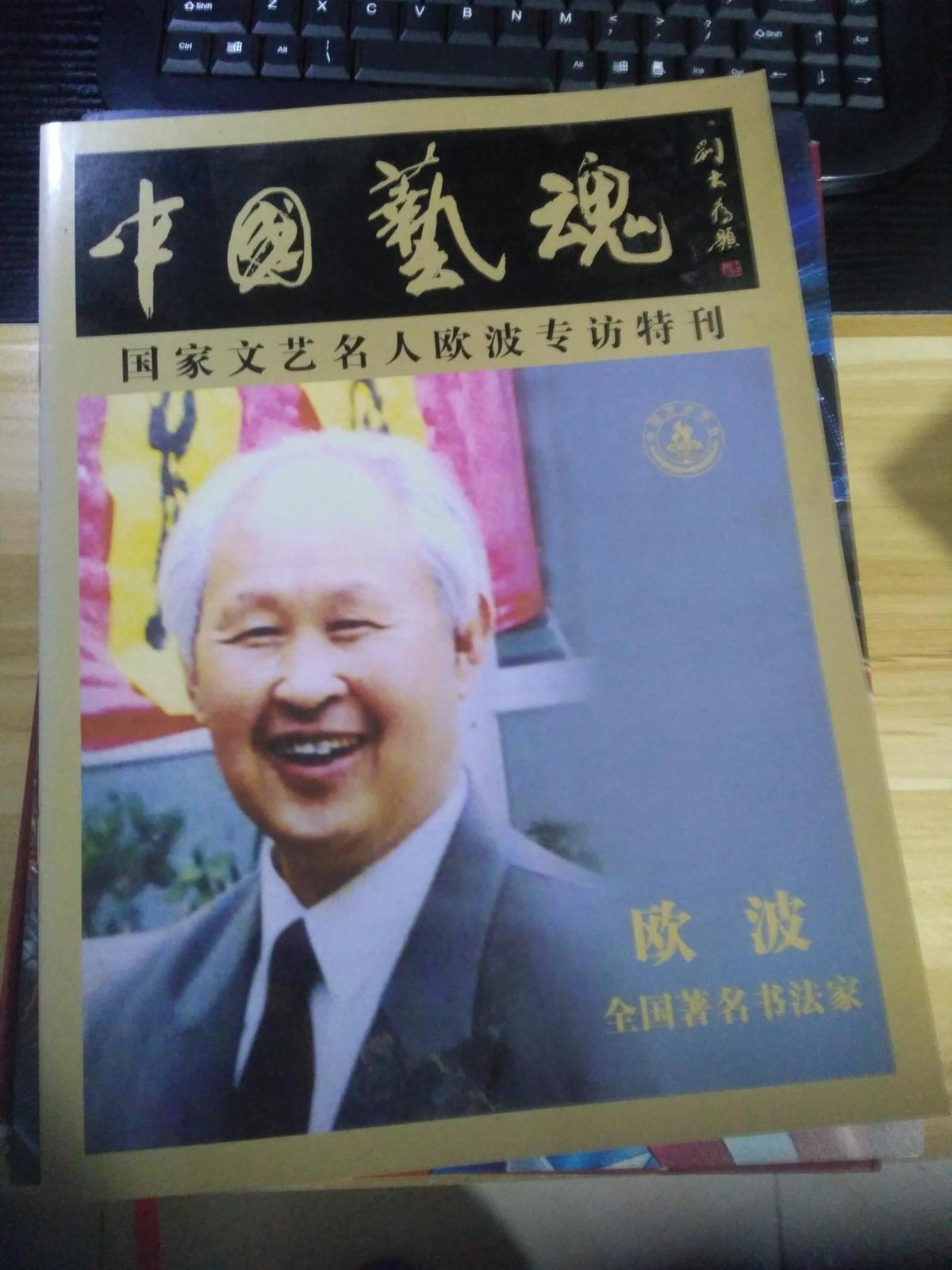 中国艺魂 国家文艺名人欧波专访特刊  全国著名书法家