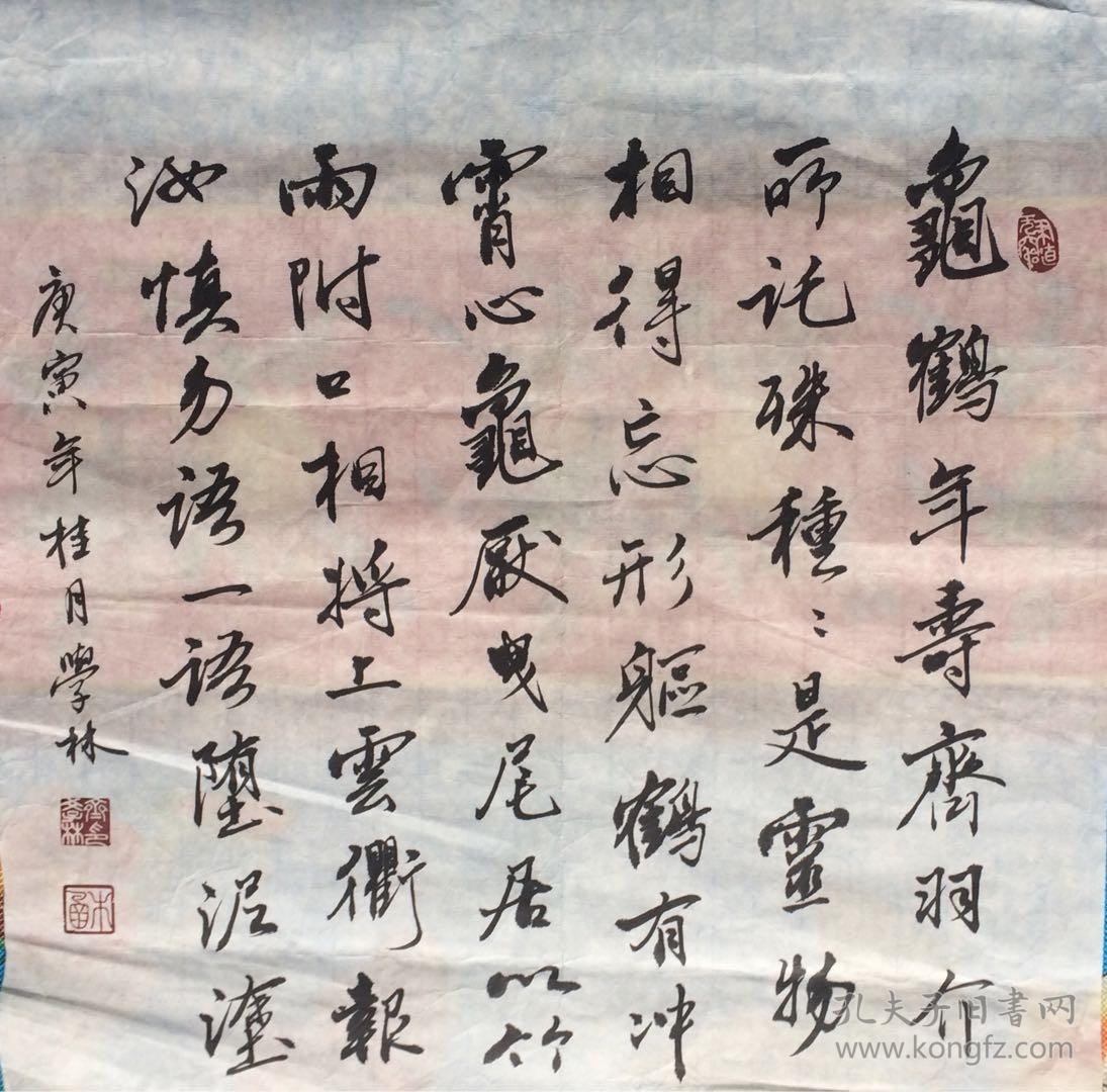 小幅书法18龟鹤年寿