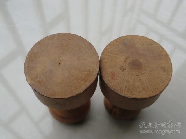 两个木印章未雕刻