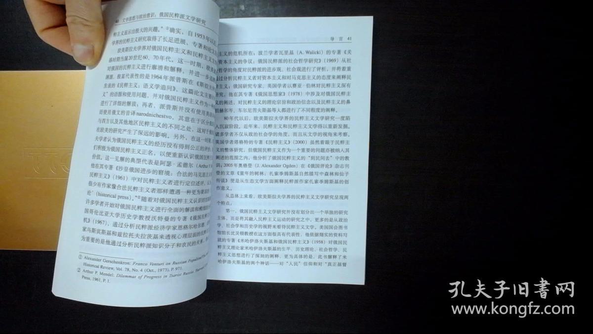文学思想与政治意识:俄国民粹派文学研究